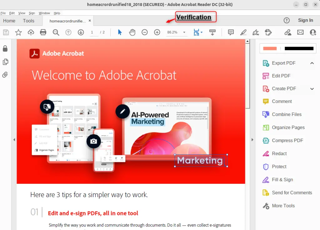 Install Adobe Acrobat Reader On Ubuntu 24.04 N