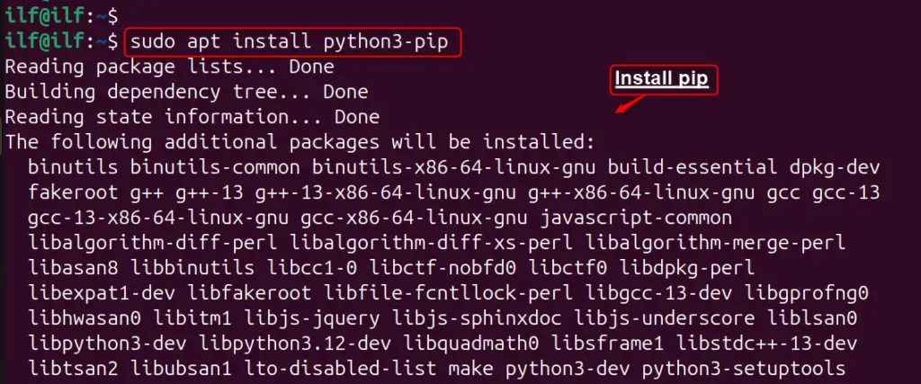 Install Pip On Ubuntu 24.04 B