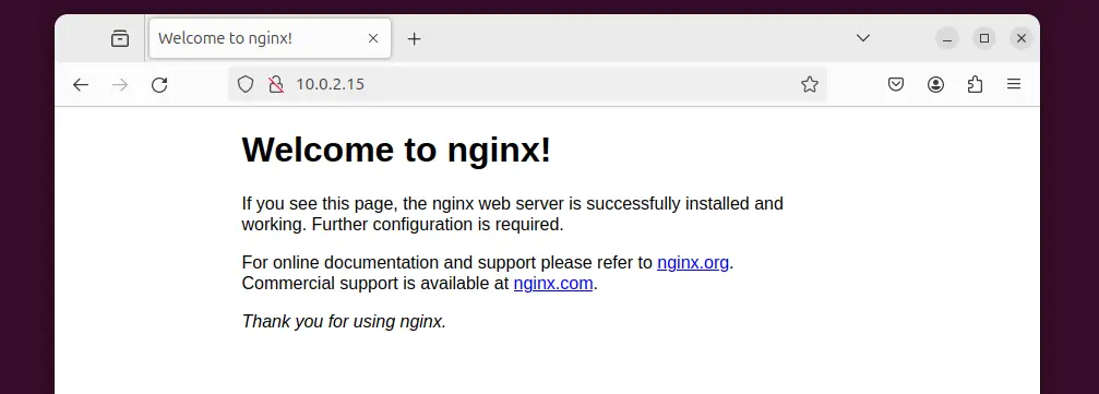 Nginx On Ubuntu 24.04 I