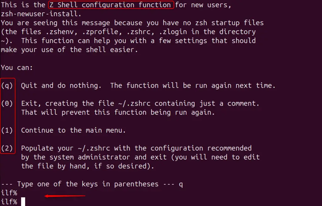 Zsh In Ubuntu 24.04 D