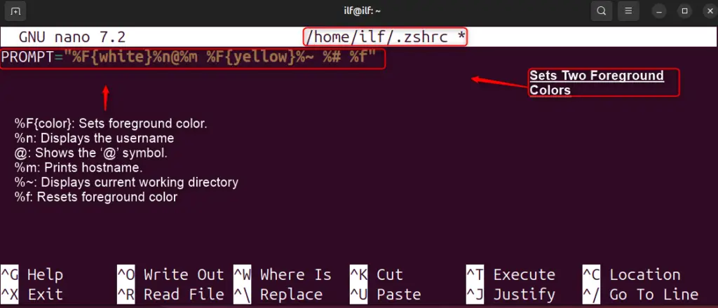 Zsh In Ubuntu 24.04 F