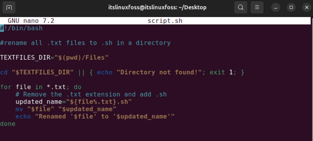 Use bash for loop as a linux administrator 1