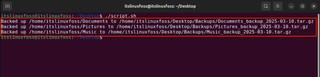 Use bash for loop as a linux administrator 12